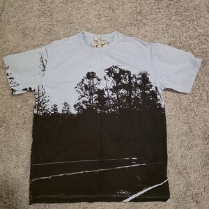 COS Monochrome Forest Print Men's Tee